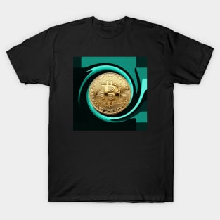 Bitcoin Gold Cryptocurrency Digital Assets T-Shirt